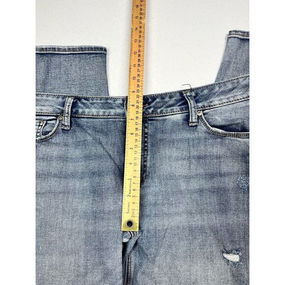 Silver Suki Skinny Distressed Stretch Jean Womens Size 36x31 - Picture 5 of 7